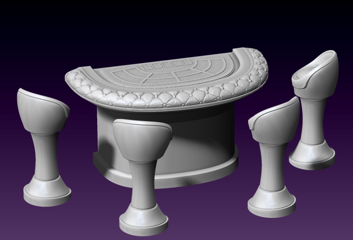 Poker Table and Chairs